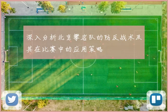 深入分析北京攀岩队的防反战术及其在比赛中的应用策略